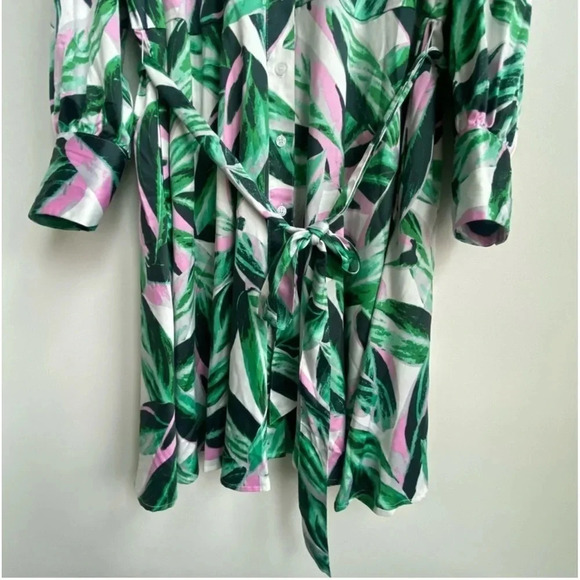New BeautiCurve X Lane Bryant Palm Leaf Print ShirtDress
Button Dress Size 22 - Picture 15 of 15